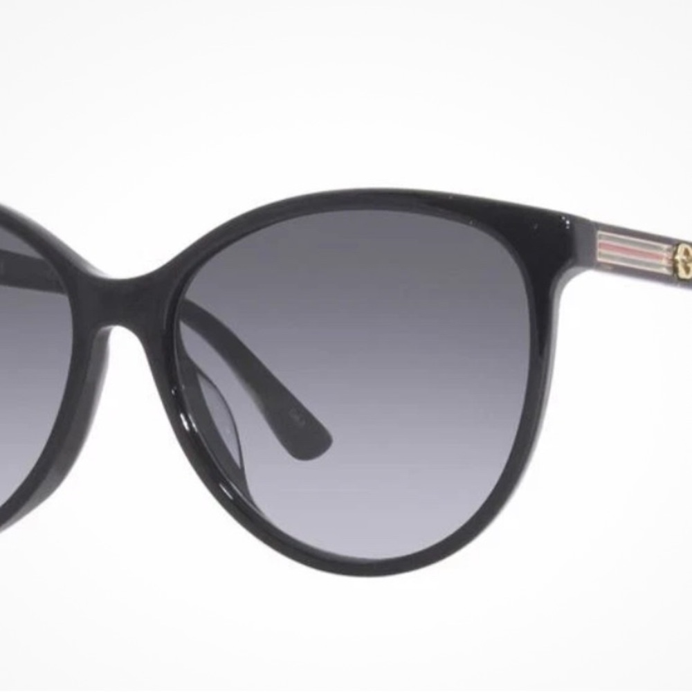 Gucci Black Cat Eye Sunglasses EUC - Picture 3 of 10